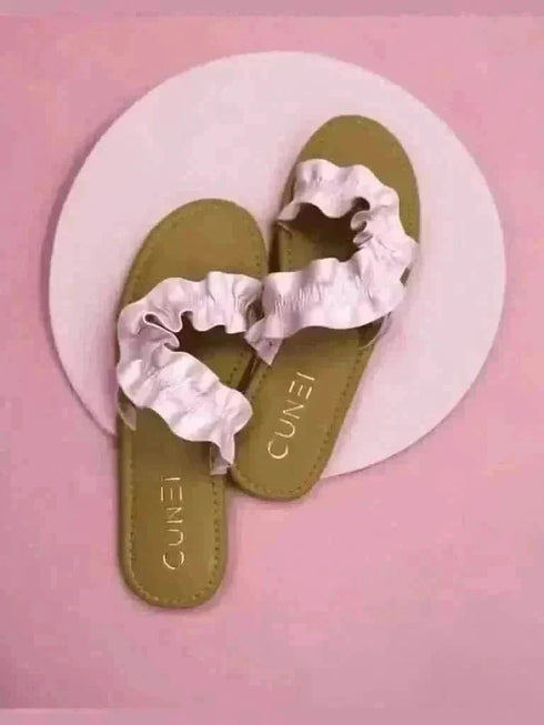 Light Pink Swirl Flats - cunei